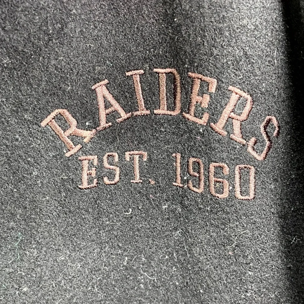 Vintage Reebok NFL 1960 Raiders Varsity Jacket Mens Medium Wool Sports Classic